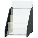プラス 卓上パンフレット台PA型 A4判1列3段【取寄商品】