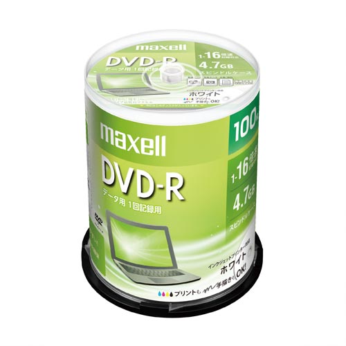 マクセル DVD−Rデータ用　16倍速　100枚SP【取寄商品】