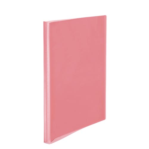 プラス シンプルクリアーファイル 40ポケット ピンク【取寄商品】