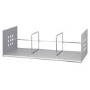 プラス ブックスタンド L型 シルバー【取寄商品】