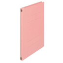 プラス 間伐材 フラットファイル A4縦 ピンク×10【取寄商品】