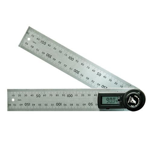 シンワ測定 デジタルプロトラクター　ホールド機能付　20cm【取寄商品】