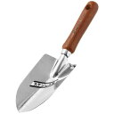 アークランズ ステンレス 木柄移植鏝 太【取寄商品】