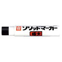 サクラクレパス ソリッドマーカー極太 くろ 10本【取寄商品】