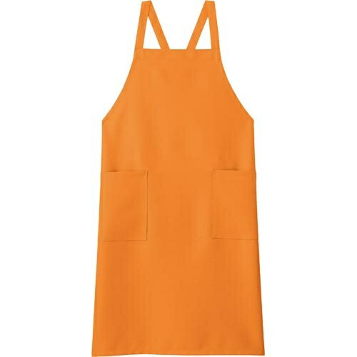 ボンマックス 胸当エプロン オレンジ F【取寄商品】