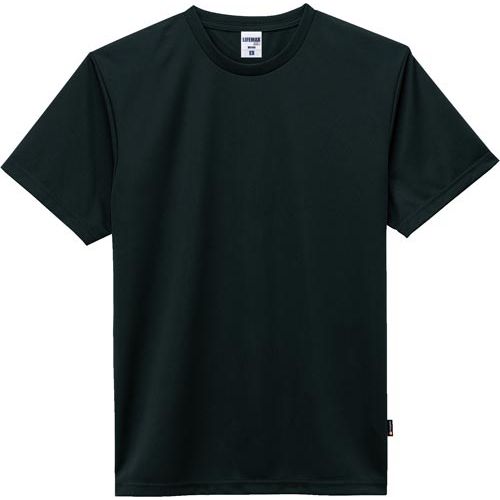 ボンマックス ドライTシャツ（ポリジン加工）ブラック　XLサイズ【取寄商品】