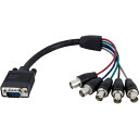 スターテック VGA − 5x BNC 変換ケーブル 30cm【取寄商品】
