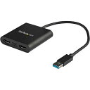 スターテック USB 3.0 − 2xHDMI変換アダプタ 4K【取寄商品】