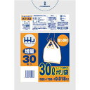 ハウスホールド 取っ手付ポリ袋30L半透明0.018mm30枚【取寄商品】
