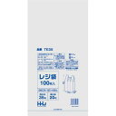 ハウスホールド レジ袋白0.011mm100枚西35号東20号【取寄商品】