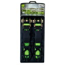アークランズ ラチェット式ベルト荷締機 25mm×5m 2PC【取寄商品】
