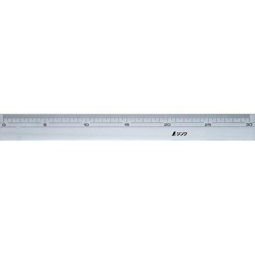 シンワ測定 直定規 アクリル製 30cm【取寄商品】