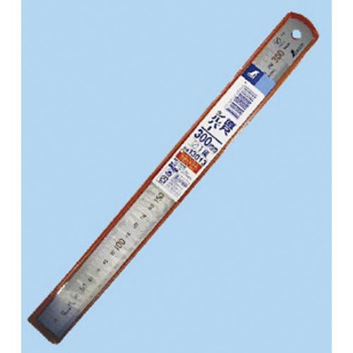シンワ測定 直尺　シルバー　30cm　赤数字入　JIS【取寄商品】