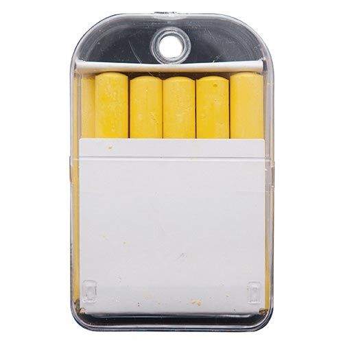 シンワ測定 工事用 チョーク 黄 10本入 プラケース付【取寄商品】