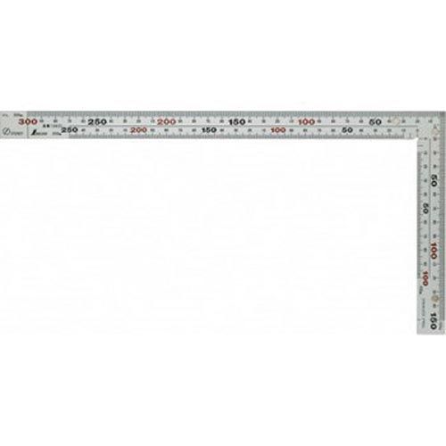シンワ測定 曲尺厚手広巾　シルバー30cm　表裏同目　8段目盛【取寄商品】