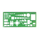 シンワ測定 テンプレート TD−1家具記号定規(大)1/50【取寄商品】