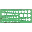 シンワ測定 テンプレート TH−1 一般総合定規(小)【取寄商品】