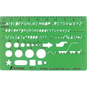 シンワ測定 テンプレート TS−A 一般総合定規 カードタイプ【取寄商品】