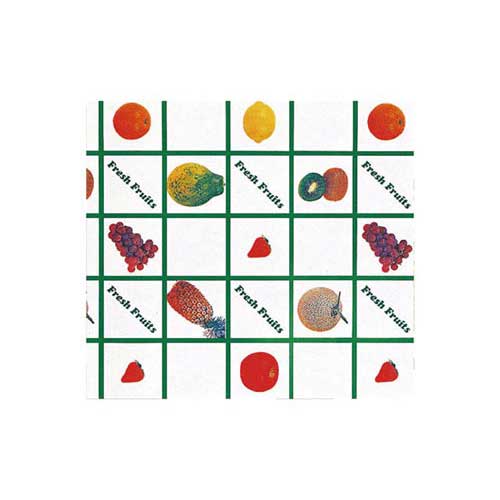 ベルベ 591 包装紙 カクテルフルーツ 500枚入【取寄商品】