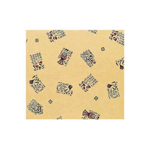 ベルベ 196 包装紙 万葉 500枚入【取寄商品】