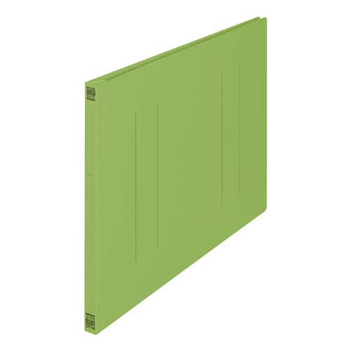 プラス フラットファイルB4E縦罫線 リーフグリーン×10【取寄商品】