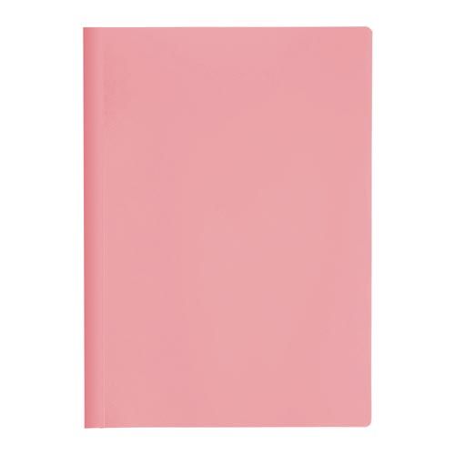 プラス レール式カラークリアーホルダー表紙 レッド×20【取寄商品】