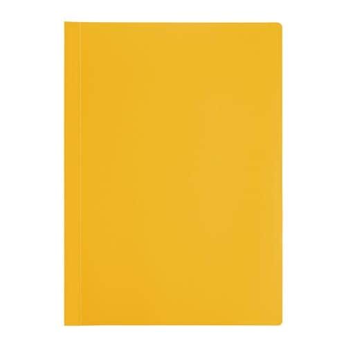 プラス レール式カラークリアーホルダー表紙 オレンジ×20【取寄商品】