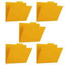 プラス PP個別フォルダー+ A4横 イエロー5枚パック【取寄商品】