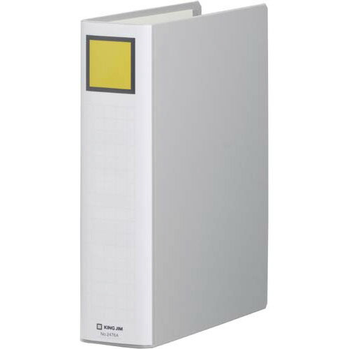 キングジム キングファイルSDDE灰A4縦背幅76mm