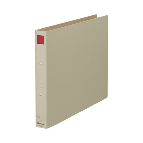 キングジム 保存ファイル(片開き)A3横背幅45mm赤