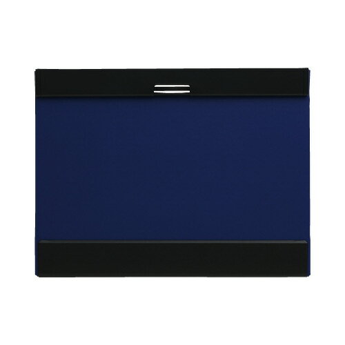 キングジム クリップボ−ド マグフラップ A4S 青