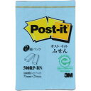 スリーエム ジャパン ポストイット 再生紙ふせん 75×25 ブルー2冊