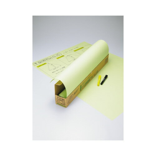 マルアイ 色マス目模造紙788×1085mmウグイス 50枚