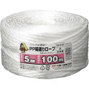 信越工業 荷造りロープ　5mm×100m　1巻