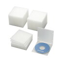 エレコム CD・DVDケース 5mm PP製 クリア 50枚