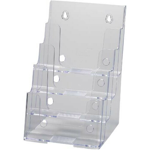 クルーズ カタログスタンド A5 4段 クリア