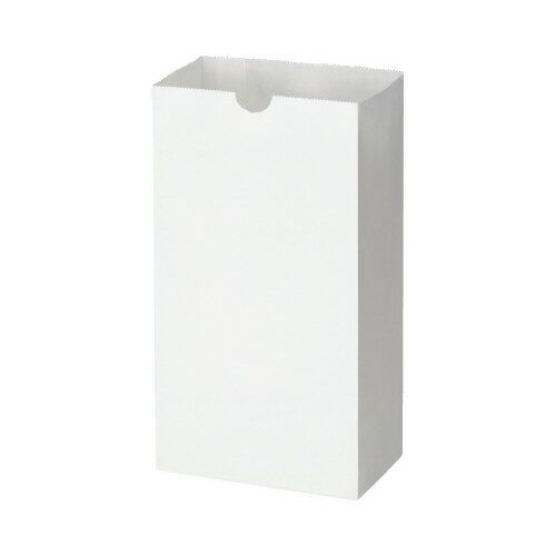 フロンティア 角底袋 白無地 4号 100枚