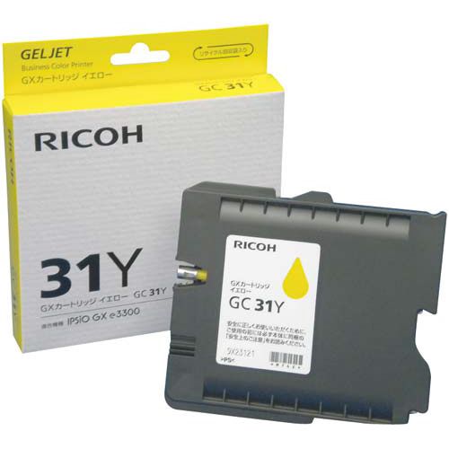 Rakuten - リコー GXインクカートリッジ　GC31Y　イエロー