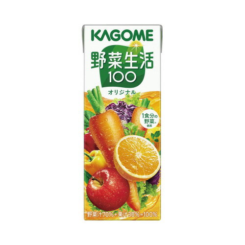 楽天カウモールカゴメ 野菜生活100　オリジナル　200ml　24本