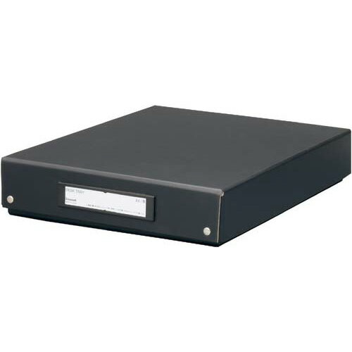 カウネット カウネットオリジナルデスクトレーA4 黒 5個入