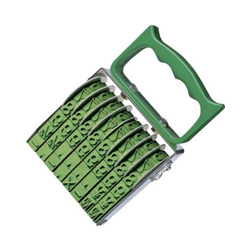 コクヨ 回転印 欧文数字 初号8連 明朝体【取寄商品】