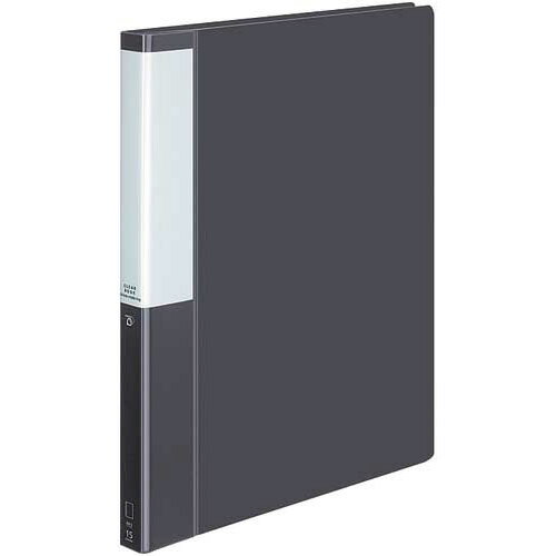 コクヨ クリヤーBポジティ替紙式濃灰A4縦背幅27mm