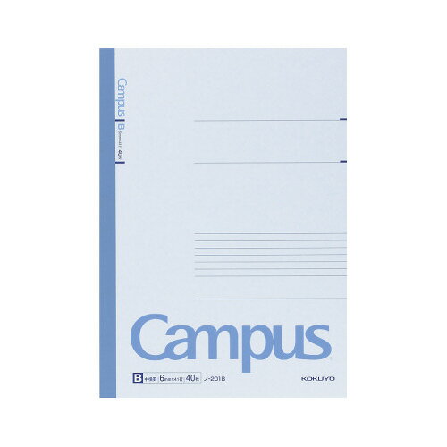 コクヨ キャンパスノート A4 B罫6mm 40枚