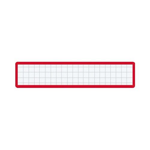 コクヨ マグネット見出し カード寸法19×105mm赤