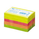カウネット 強粘着ふせん 50×15 ネオン4色 25冊