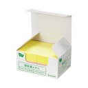 カウネット 強粘着ふせん 75×50 パステル4色 10冊