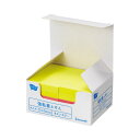 カウネット 強粘着ふせん 75×50 ネオン4色 10冊