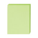 カウネット カラー用紙(厚口) 厚口90g A4グリーン 1箱