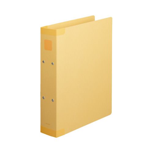 カウネット 「カウコレ」プレミアム 保存ファイル背補強タイプ黄A4縦背幅67mm20冊