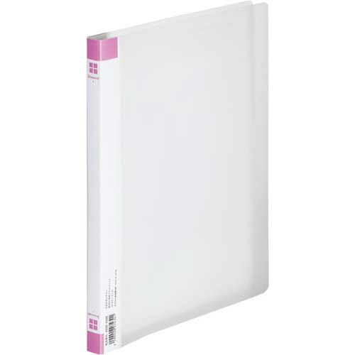 カウネット 「カウコレ」プレミアム PP透明表紙フラットファイル ピンク 5冊